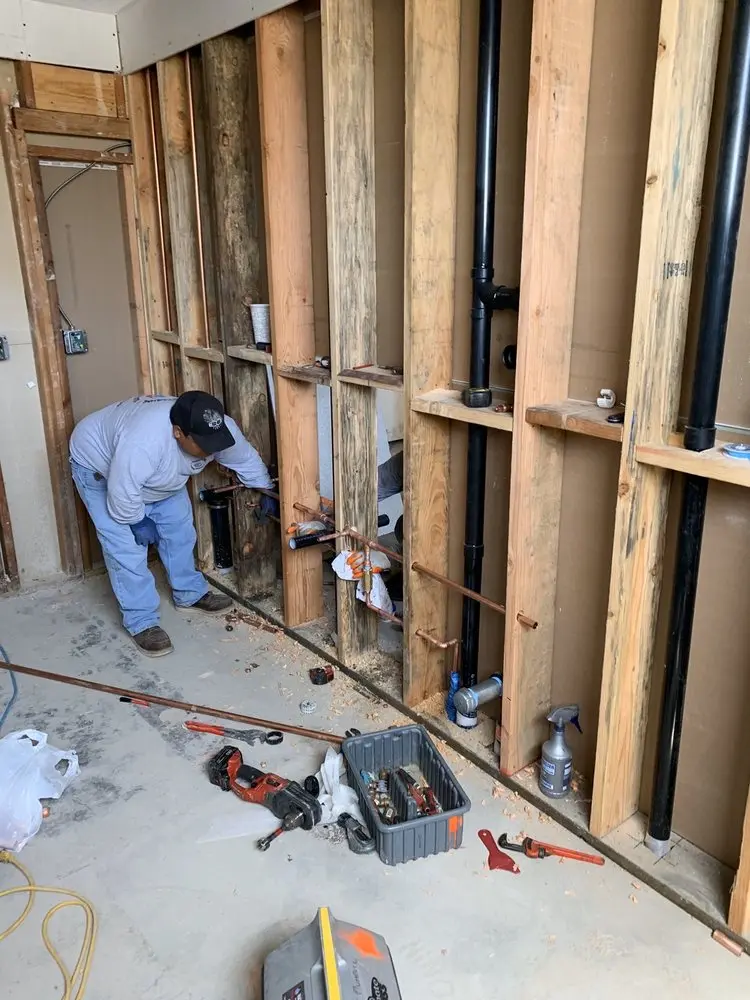 Commercial rough-in plumbing for Commercial Plumbing in Lyndale